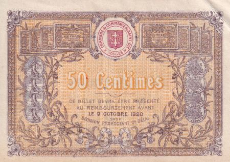 France 50 Centimes - Chambre de commerce de Saint-Dié - P.112-01
