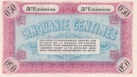 France 50 Centimes - Chambre de commerce de Vienne - Série AO 140- P.128-26