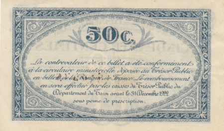 France 50 Centimes - Chambres de Commerce du Tarn 1917 - SUP