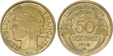 France 50 Centimes - Type Morlon - France 1939 B (EC)