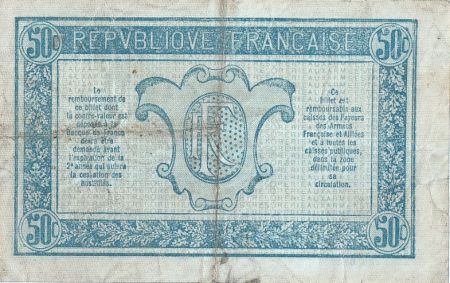 France 50 Centimes  Trésorerie aux armées  - 1917 B 0.118.952