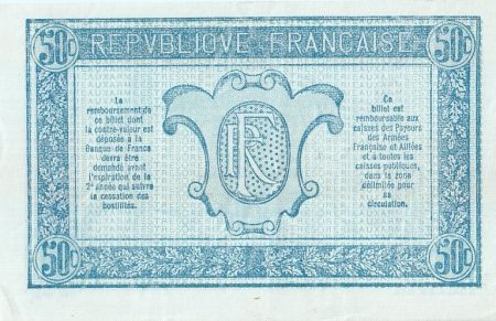 France 50 Centimes  Trésorerie aux armées  - 1917 C 0.293.414