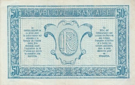 France 50 Centimes  Trésorerie aux armées  - 1917 J 0.166.143