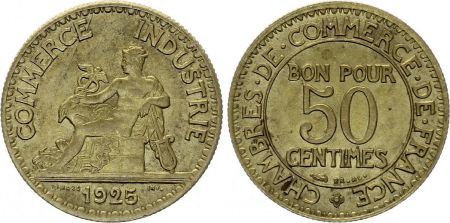 France 50 Centimes Domard - Chambre de Commerce - 1925
