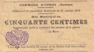 France 50 Centimes Epehy