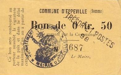 France 50 Centimes Eppeville n° 1687