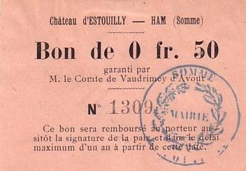 France 50 Centimes Ham n° 1309