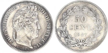 France 50 Centimes Louis-Philippe 1er - 1847 A Paris