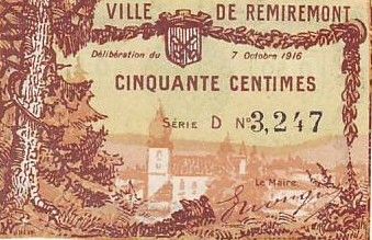 France 50 Centimes Remiremont