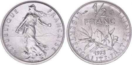 France 50 Centimes Semeuse - 1973 issu de coffret FDC