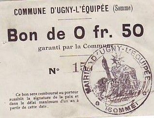 France 50 Centimes Ugny-L\'equipee