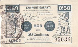 France 50 Centimes Valenciennes