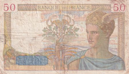 France 50 Francs - Cérès - 19-10-1939 - Série W.11298 - F.18.33