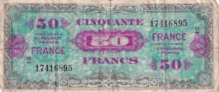 France 50 Francs - Impr. américaine (France) - 1945 - Série 2