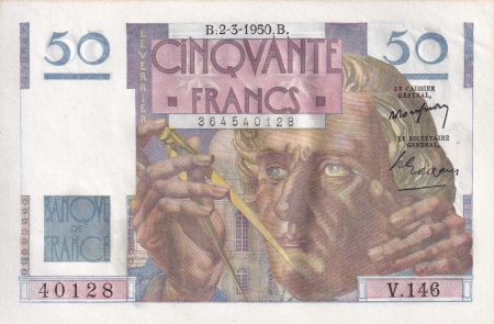France 50 Francs - Le Verrier - 02-03-1950 - Série V.146 - F.20.14