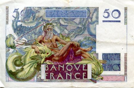 France 50 Francs - Le Verrier 02-03-1950 - Série E.150 - TTB