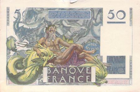 France 50 Francs - Le Verrier 02-10-1947 - Série X.84 - TTB