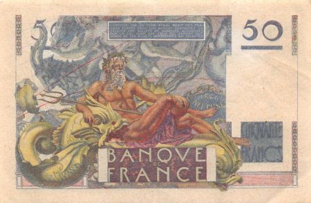 France 50 Francs - Le Verrier 20-03-1947 - Série N.58 - TTB