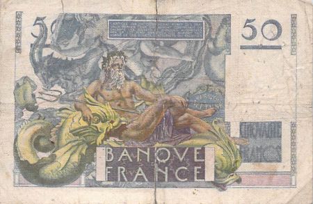 France 50 Francs - Le Verrier 28-03-1946 - Série G.5 - B+