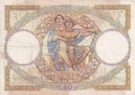 France 50 Francs - Luc Olivier Merson - 15-06-1933 - Série Z.13788 - F.16.04
