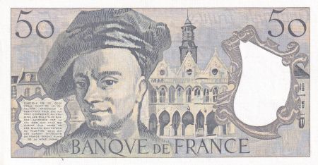 France 50 Francs - Quentin de la Tour - 1987 - Série W.49 - PNEUF - F.67.13