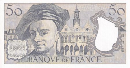 France 50 Francs - Quentin de la Tour - 1992 - Série S.71 - PNEUF - F.67.18