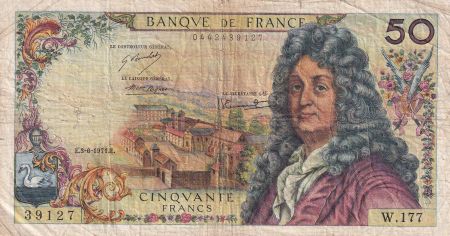 France 50 Francs - Racine - 03-06-1971 - Série W.177 - PTB - F.64.18