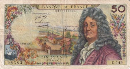 France 50 Francs - Racine - 06-11-1969  - Série C.149 - F.64.15