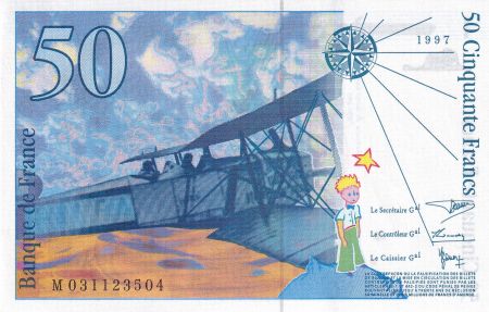 France 50 Francs - Saint-Exupéry - 1997 - Lettre M - F.73.04