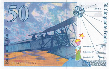 France 50 Francs - Saint-Exupéry - 1997 - Lettre P - F.73.04