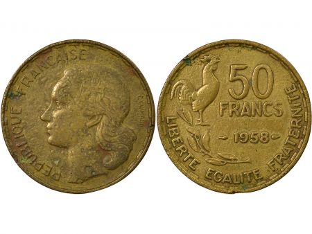 France 50 Francs, Guiraud  - 1958 Paris
