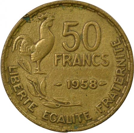 France 50 Francs, Guiraud  - 1958 Paris
