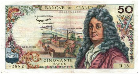 France 50 Francs, Racine - dates variées 1962-1976