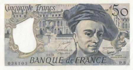France 50 Francs, Série A.1 petit n° 231 ! Quentin de la Tour - P.3 - 1976