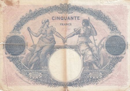 France 50 Francs Bleu et Rose - 07-02-1925 Série A.11560