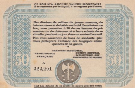 France 50 Francs Bon de Solidarité - 1941-1942