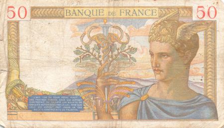 France 50 Francs Cérès - 13-07-1939 Série S.10627 - TB
