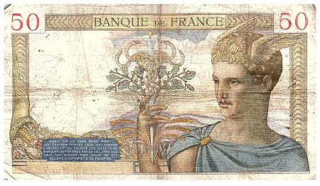 France 50 Francs Cérès - 15.04.1937 - Série N.5990 - Fay.17.37