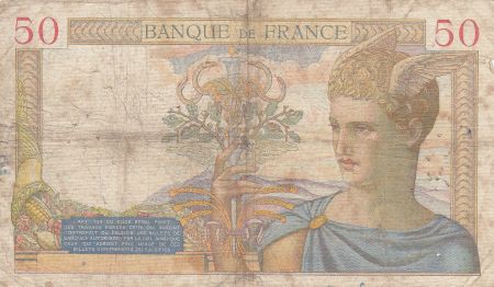 France 50 Francs Cérès - 16-04-1936 - Série C.4201