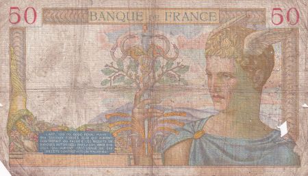 France 50 Francs Cérès - 16-07-1936 - Série O.4687