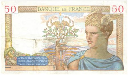 France 50 Francs Cérès - 1937