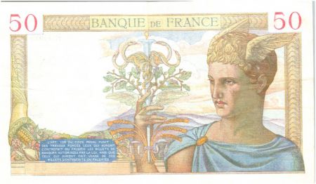 France 50 Francs Cérès - 1940