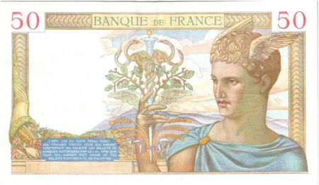 France 50 Francs Cérès - 20-10-1938 Série D.8682-174