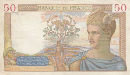 France 50 Francs Cérès - 20-10-1938 Série V.8804