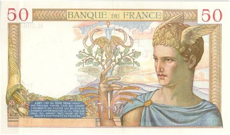 France 50 Francs Cérès - 25-03-1937 Série M.5965