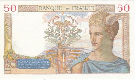 France 50 Francs Cérès - 25-04-1935 - Série A.1462 - SPL