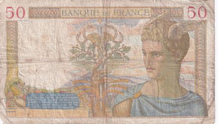 France 50 Francs Cérès - 26-08-1937 - Série E.6758 -