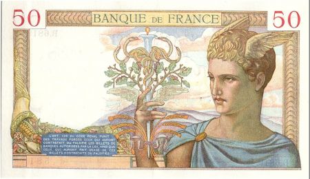 France 50 Francs Cérès - 26-08-1937 Série B.6819
