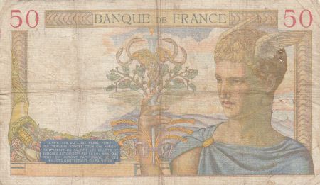France 50 Francs Cérès - 28-05-1936 - Série C.4493