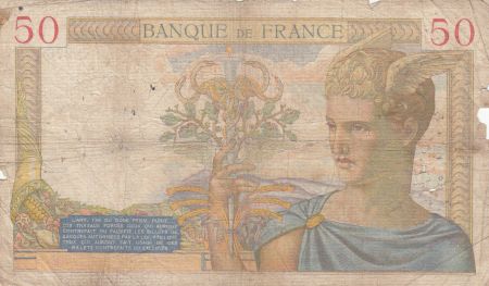France 50 Francs Cérès - 29-08-1935 - Série O.2760